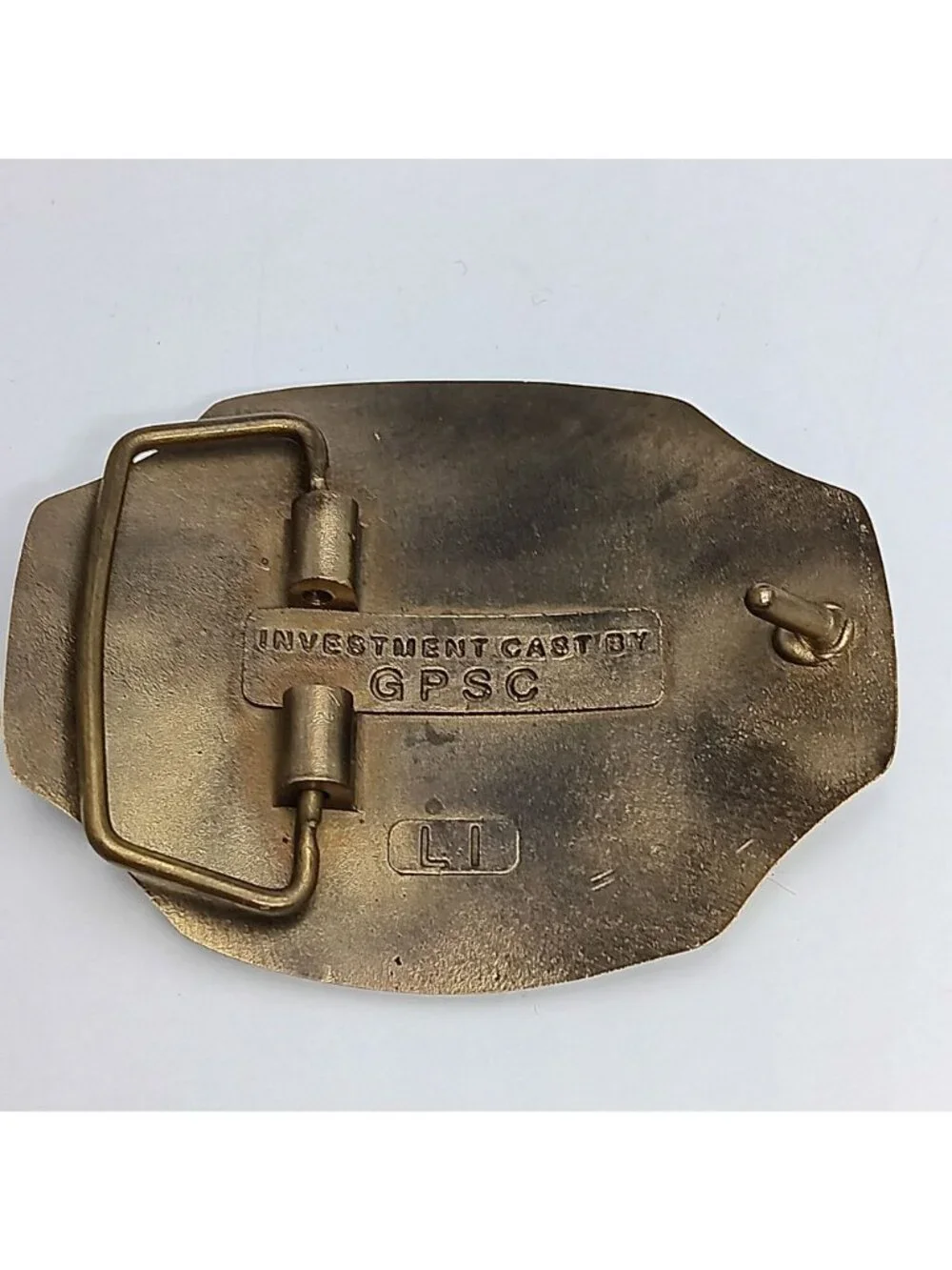 Vintage Ralston Purina Brass Belt Buckle 3